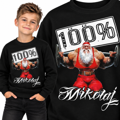 BLUZA ŚWIĄTECZNA 100 MIKOŁAJ